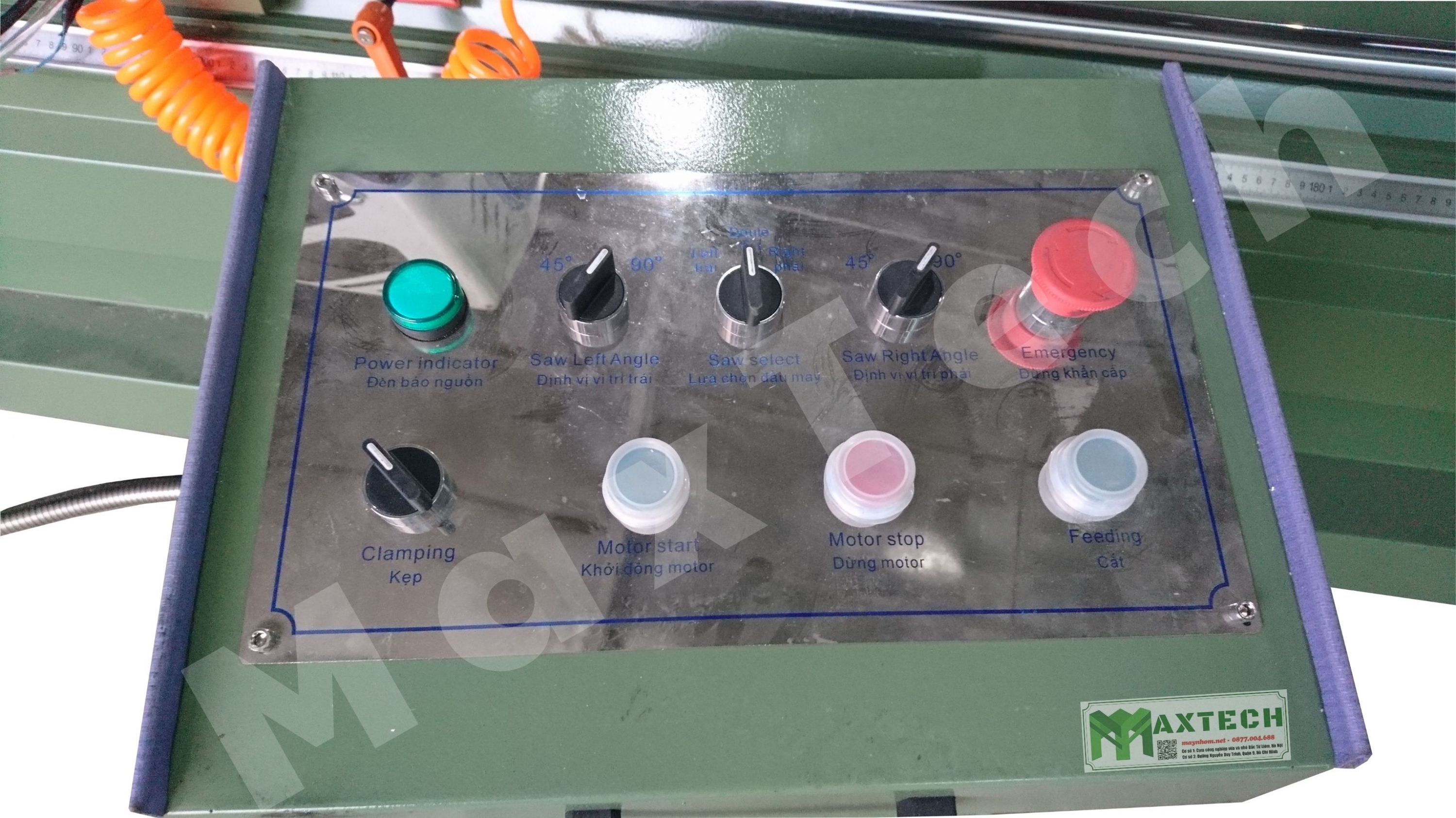 MÁY CẮT NHÔM 2 ĐẦU 08S CAO CẤP